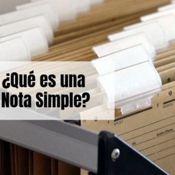 que es una nota simple