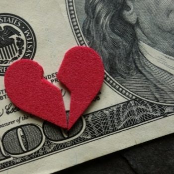 Disposición de dinero ganancial poco antes del divorcio